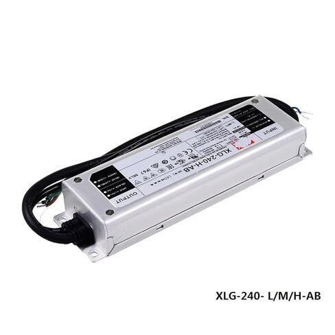 1pcs XLG-240-M-AB O/P +90~171V1400mA Constant Power Mode LED Lighting Driver AC-DC Waterproof IP67 dimming Power Supply in Kuwait