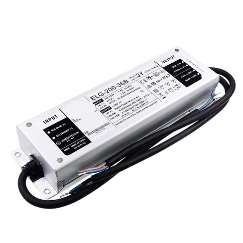 1 قطعة 144 ~ 120 واط الجهد المستمر تيار مستمر عكس الضوء LED سائق التيار الكهربائي ELG-200-B-3Y 12 فولت 24 فولت 36 فولت 42 فولت 48 فولت 54 فولت (ELG-200-36B-3Y 36 فولت) in Saudi Arabia