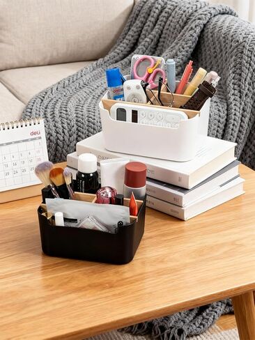 Remote Caddy, TV Remote Control Holder for Table, Multifunctional Storage for Pen, Pencil, Phone, Remote Controls, Office Supplies in Saudi Arabia