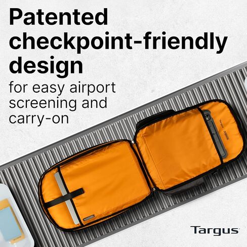 Targus 17" Voyager EXP Travel Backpack – Expandable Carry-On Laptop Backpack with SafePort Protection, Checkpoint-Friendly Design, Anti-Theft Travel Features - TBB664GL in Kuwait
