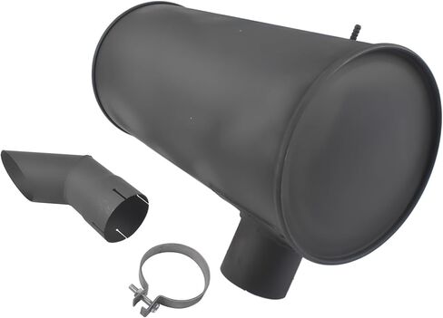 Muffler Silence 4687844 AT155323 Compatible with John Deere Excavator 200CLC, 230CLC, 230LC, 230LCR, 270CLC, 270LC 4383156 AT218160 in Saudi Arabia