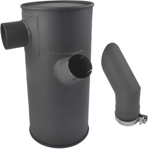 Muffler Silence 4687844 AT155323 Compatible with John Deere Excavator 200CLC, 230CLC, 230LC, 230LCR, 270CLC, 270LC 4383156 AT218160 in Saudi Arabia