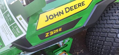 Trailer Hitch Compatible with John Deere Z Trak Mower Z325E & Z320M Models - Heavy Duty Alloy Steel Attachment with Powder Coating in John Deere Green - USA Made in Saudi Arabia