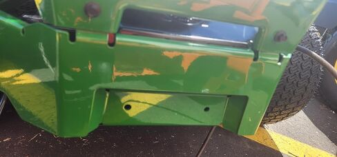 Trailer Hitch Compatible with John Deere Z Trak Mower Z325E & Z320M Models - Heavy Duty Alloy Steel Attachment with Powder Coating in John Deere Green - USA Made in Saudi Arabia