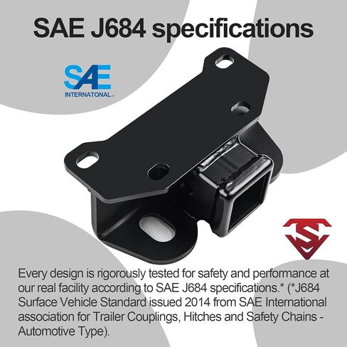 Class 3 Trailer Hitch Receiver, 2 Inch Tow Receiver Hitch Compatible with 2010-2024 Lexus GX460 Accessories, Heavy Duty GX 460 Towing Hitch with Anti-Rust Gloss Black Powder Coating, Gloves Included in Saudi Arabia