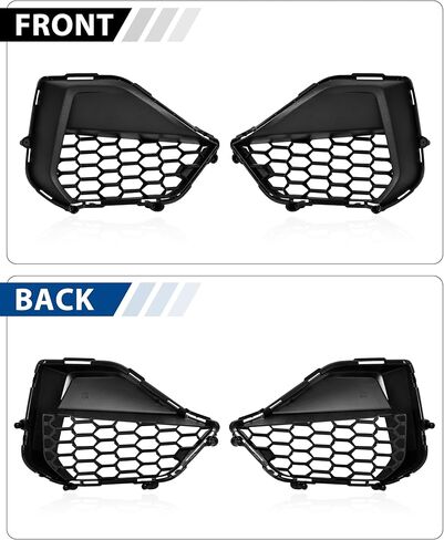 Front Bumper Air Duct Vent Cover for 2024 2025 Ford Mustang S650 GT, Front Side Intake Grille Lower Trim Fog Light Bezel Insert for Ford Mustang GT/GT Premium 2025 2024 Accessories in Kuwait
