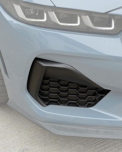 Front Bumper Air Duct Vent Cover for 2024 2025 Ford Mustang S650 GT, Front Side Intake Grille Lower Trim Fog Light Bezel Insert for Ford Mustang GT/GT Premium 2025 2024 Accessories in Kuwait