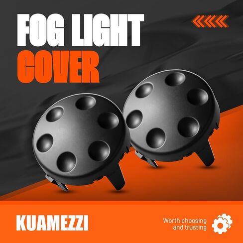 A Pair Fog Light Cover Compatible with Nissan Rogue 2011 2012 2013 2014 2015 Select Textured Front Replaces#62256JG000 NI1038130 62256-JG000 in Kuwait