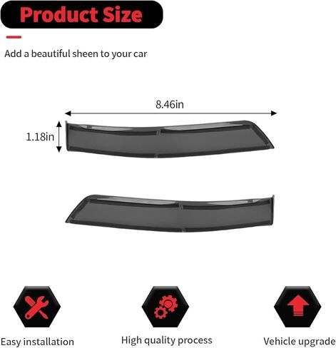 RT-TCZ Smoked Black Rearview Mirror Turn Signal Light Cover Trim Decoration Exterior Accessories for Dodge Ram 2018-2025 in Kuwait