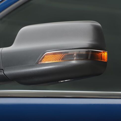 RT-TCZ Smoked Black Rearview Mirror Turn Signal Light Cover Trim Decoration Exterior Accessories for Dodge Ram 2018-2025 in Kuwait