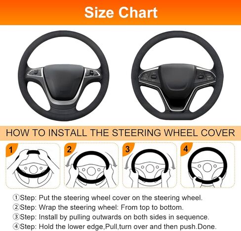 Soft Plush car Steering Wheel Cover, Universal 15 inch Anti Slip Steering Wheel Protection, with Shiny Crystal Rhinestones, car Interior Accessories (Pink) in Kuwait