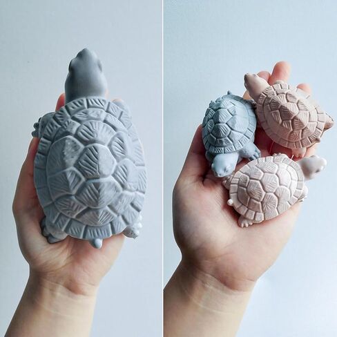 3D Sea Turtle Resin Mold Silicone, ZUDILYO 2 Pcs Animal Silicone Molds for Tortoise Candles, Scented Plasters,Soaps Making, Big and Small Tortoise Molds for DIY Resin Art Supplies in Kuwait