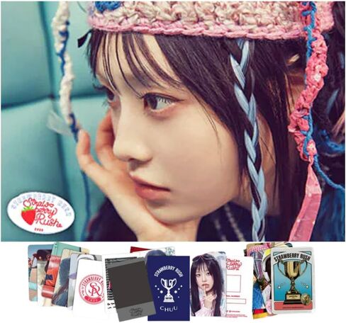 ألبوم CHUU Strawberry Rush الثاني المصغر [إصدار STAYG] بطاقة QR + بطاقة صور + مجموعة بطاقات صور + محتويات رقمية - LOONA in Kuwait