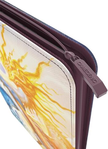Gamegenic Magic: ألبوم The Gathering Lorwyn Eclipsed Zip-UP ذو 18 جيبًا - تصميم لم الشمل السماوي، يحمل 360 بطاقة بأكمام مزدوجة، وصفحات تحميل جانبية، وغطاء صلب وبطانة من الألياف الدقيقة in Kuwait