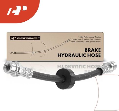 A-Premium Rear Brake Hydraulic Hose Compatible with Select Ford Models - Focus 2005 2006 L4 2.0L, 2007 Fit Rear Drum brake - Replace# 5S4Z2282AA in Kuwait