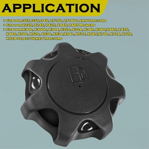 YMT AM137724 Fuel Gas Cap Filler Caps Fits for John Deere 325 335 345 LT150 LT160 Lawn Tractors，for Z225 Z245 Z425 Z445 Z465 Mowers in Kuwait