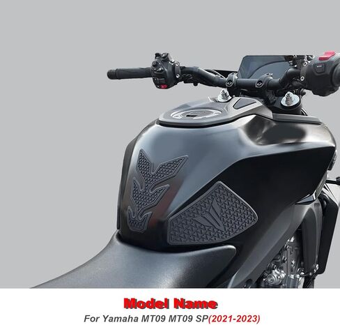 for Yamaha MT-09 MT09 from 2021-2022 2023 Tank Pad Tank Protector Gas Tank Side Protectors Motorcycle Sticker Decal Knee Grip Traction Pads in Kuwait