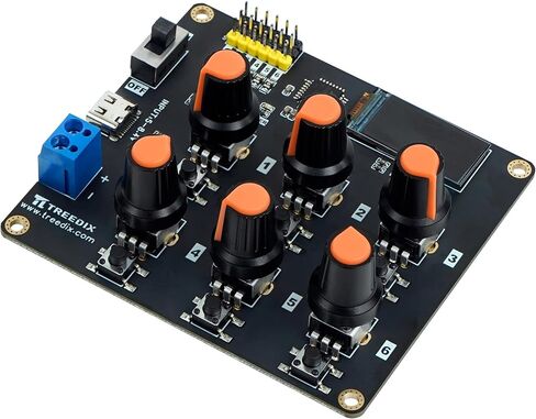 Treedix 6 Way Digital RC Servo Tester مع شاشة LCD مقبض التحكم تصحيح الأخطاء على متن الطائرة حماية التيار الزائد التحكم الدقيق PWM ل RC سيارة طائرة الروبوتات اختبار أداة أداة اختبار محرك سيرفو الأساسية in Kuwait