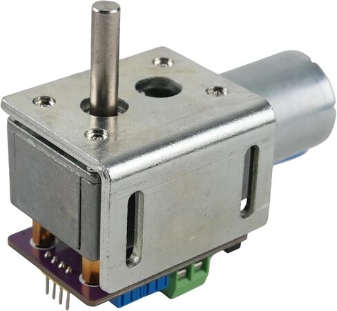 ASMC-LQB High Torque Servo Motor, 60kg.cm 360 Degree Rotation with Servo Arm Plate and Bracket, Worm Gear Power-Off Self-Locking for Robot Arm and Industrial Valve Control in Kuwait