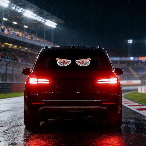 2PCS Car Neon Light High Brightness ABS USB Plug and Play with 11 Lighting Modes LED Window Accent for Car and Small Truck, Red in Kuwait