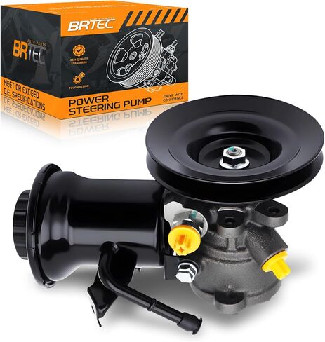 Power Steering Pump with Reservoir, Compatible with Toyota 4Runner 1988-1995 V6 3.0L, for Toyota Pickup (Hilux) 1988-1995 V6 3.0L, Replace# 965844, 6113PR in Kuwait