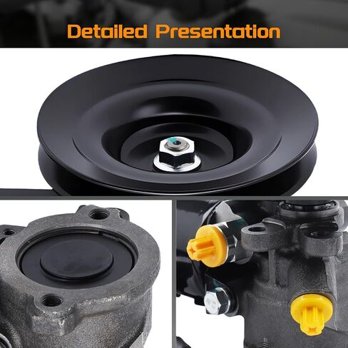 Power Steering Pump with Reservoir, Compatible with Toyota 4Runner 1988-1995 V6 3.0L, for Toyota Pickup (Hilux) 1988-1995 V6 3.0L, Replace# 965844, 6113PR in Kuwait