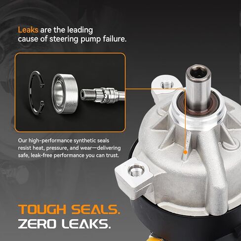 Power Steering Pump with Reservoir & Pulley Compatible with Ford Ranger 1998-2006, Explorer 1995-2000, Aerostar 1990-97, Taurus, Windstar 1995-2000, Mercury Sable– V6 3.0L 3.2L 3.8L, L4 2.5L, V6 4.0L in Kuwait