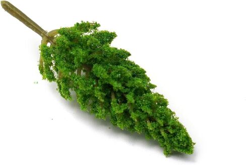 50PCS Miniature Plastic Trees for OO Scale Model Train Railroad Scenery Landscape Decoration, Green(A) in Saudi Arabia