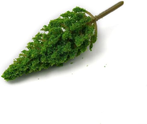50PCS Miniature Plastic Trees for OO Scale Model Train Railroad Scenery Landscape Decoration, Green(A) in Saudi Arabia