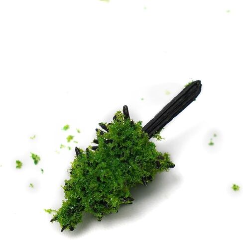 50PCS Miniature Plastic Trees for OO Scale Model Train Railroad Scenery Landscape Decoration, Green(A) in Saudi Arabia