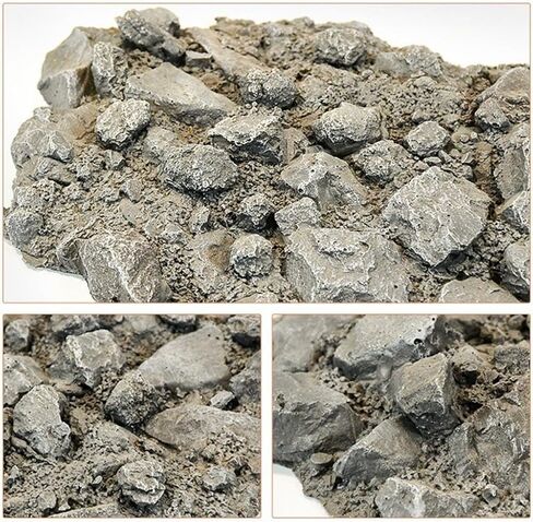 Stone Terrain Scenery Miniature Sand for Tabletop Railroad Versatile Landscape Scenery Base for Figures Ruined Stone Walls in Saudi Arabia