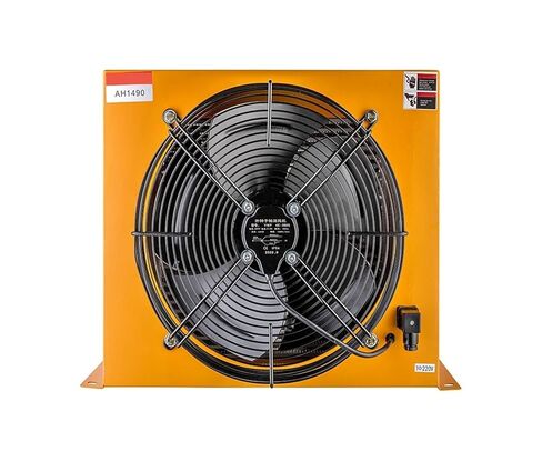 AH1490 Air Cooled Oil Radiator 250L/min Hydraulic Oil Cooler Heat Exchanger Fan Efficient Shock Absorption(110) in Saudi Arabia