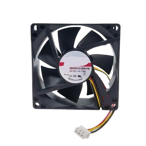 ME80251VX-Q060-F99 DC 12V 1.9W 8025 80x80x25mm 3-line 8CM Cooling Fan in Kuwait