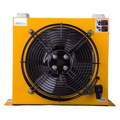 100L/min Aluminum Hydraulic Air-Cooled Radiator Air Cooler AH1012T Heat Exchanger Fan Efficient Shock Absorption(110V) in Saudi Arabia
