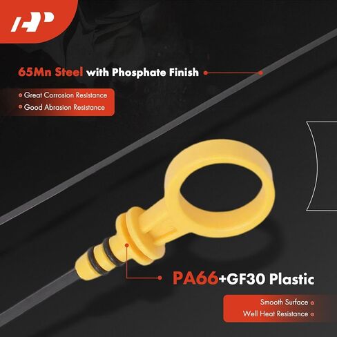 مقياس زيت المحرك A-Premium 1.4L 1.5L 1.8L 2.0L متوافق مع شيفروليه إكوينوكس 2018-2025، ماليبو 2016-2025، كروز/فولت 2016-2019، تراكس 2021-2022، سبارك 2016-2022 وجي إم سي تيرين وبويك إنكور in Kuwait