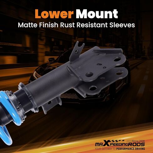 maxpeedingrods Coilover لـ Ford Fusion 2013-2020، لـ Ford Mondeo 2014-2022، مجموعة تعليق Coilovers قابلة للتعديل بـ 24 مستوى، مجموعات خفض مطورة T6 قابلة للتعديل باللون الأزرق in Kuwait