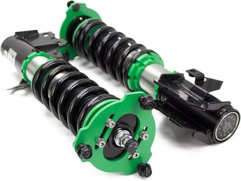 مجموعة خفض التعليق Rev9 R9-HS2-007 Hyper-Street II Coilover، صدمة أحادية الأنبوب مع إعداد ارتداد 32 نقرة، طول كامل قابل للتعديل، متوافق مع Nissan 240SX (S14) 1995-98 in Kuwait