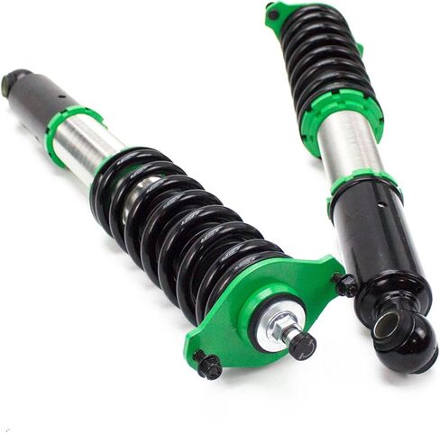 مجموعة خفض التعليق Rev9 R9-HS2-007 Hyper-Street II Coilover، صدمة أحادية الأنبوب مع إعداد ارتداد 32 نقرة، طول كامل قابل للتعديل، متوافق مع Nissan 240SX (S14) 1995-98 in Kuwait