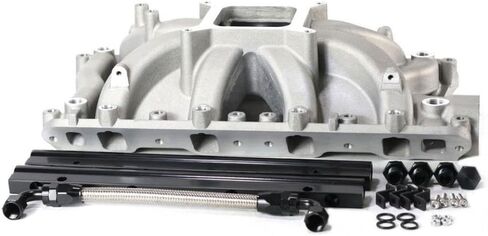 EFI Intake Manifold Compatible with 351W Windsor V8 with Fuel Rail Compatible with 351W Throttle Body in Saudi Arabia