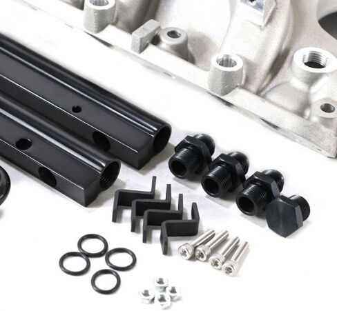 EFI Intake Manifold Compatible with 351W Windsor V8 with Fuel Rail Compatible with 351W Throttle Body in Saudi Arabia