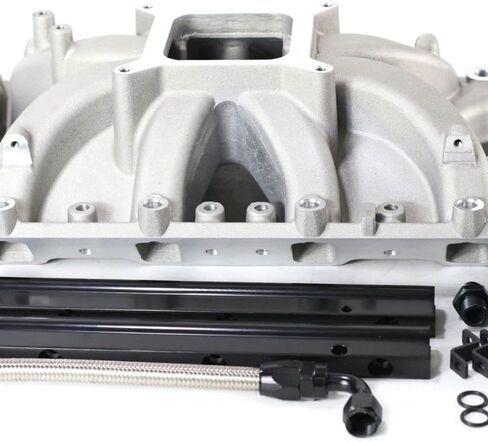 EFI Intake Manifold Compatible with 351W Windsor V8 with Fuel Rail Compatible with 351W Throttle Body in Saudi Arabia