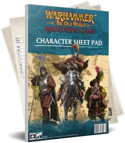 Warhammer: لوحة شخصيات لعبة لعب الأدوار في العالم القديم | الأعمار 14+ | 50 ورقة كاملة الألوان لألعاب لعب الأدوار على الطاولة in Kuwait