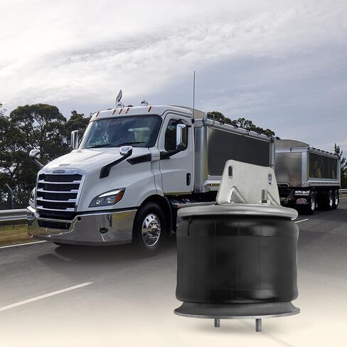 حقيبة الربيع الهوائية MILLISEC المتوافقة مع شاحنات Freightliner OE تحل محل Firestone W01-358-9616/1T15L-1.5/ 1T15KW-1.5، Contitech 99-12P515، Airtech 39616K، K303-16،8515/6368،90557250 in Kuwait