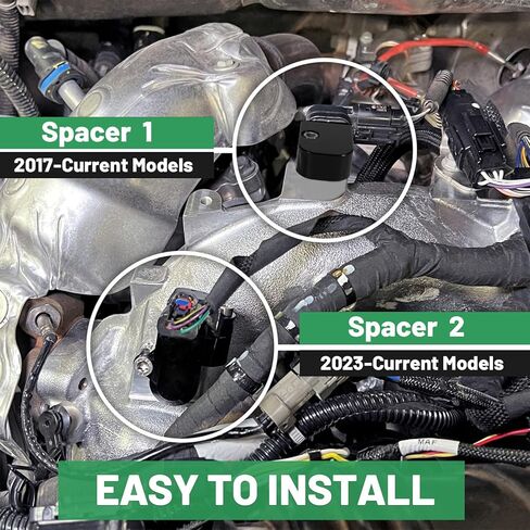 مستشعر MAP السفلي وفاصل النقل متوافق مع 2023½-2025 Chevy Silverado GMC Sierra 2500HD 3500HD 6.6L L5P Duramax ديزل، مستشعر الضغط المطلق المنوع in Kuwait