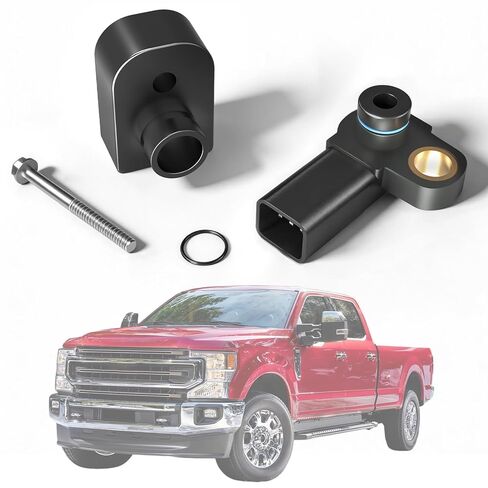 MAP Sensor with Black Spacer Kit Compatible with 2011-2019 Ford F-250 F-350 Super Duty 6.7L Diesel,Replacement for Manifold Absolute Pressure Sensor,BC3Z-9F479-A BC3Z-9F479-B BC3Z9F479B CX2372 in Saudi Arabia