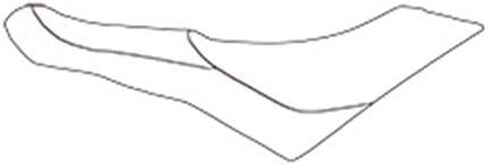 Replacement Seat Skin Cover for Sea-Doo - 2014-2017 Spark HO 3-UP - White in Saudi Arabia
