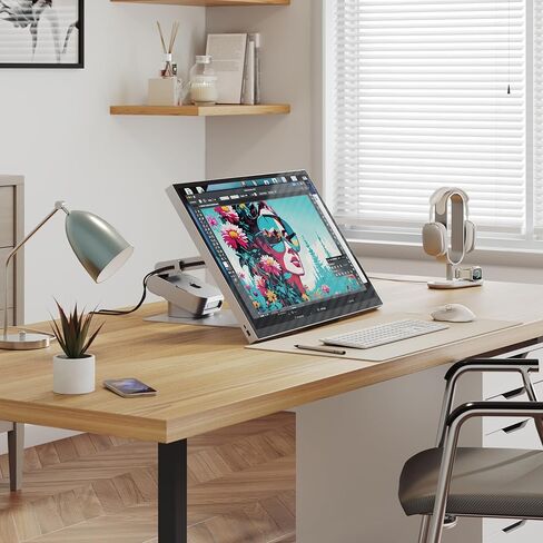 2-in-1 Fold Stand for Aspekt 32" & M4 Mac Mini by ALOGIC in Saudi Arabia