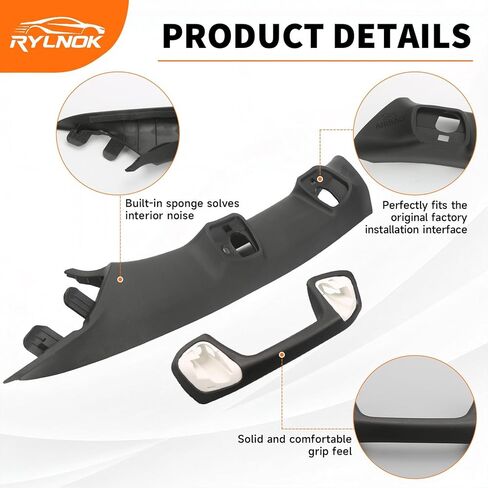 Upgrade Driver Side A-Pillar Grab Handle Interior Trim Assist Handle Compatible with Toyota Tacoma 3rd Gen (2016-2023) #Easy Installation in Saudi Arabia