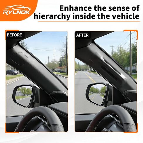 Upgrade Driver Side A-Pillar Grab Handle Interior Trim Assist Handle Compatible with Toyota Tacoma 3rd Gen (2016-2023) #Easy Installation in Saudi Arabia