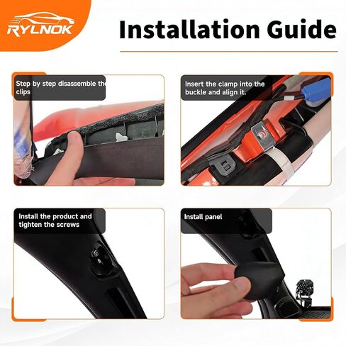 Upgrade Driver Side A-Pillar Grab Handle Interior Trim Assist Handle Compatible with Toyota Tacoma 3rd Gen (2016-2023) #Easy Installation in Saudi Arabia